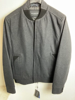 Men's Marc New York Andrew Marck Bomber Jacket Medium Charcoal  - Image 1 of 4