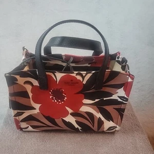 Kate Spade New York WASHINGTON SQUARE Canvas SATCHEL RARE - Picture 1 of 8
