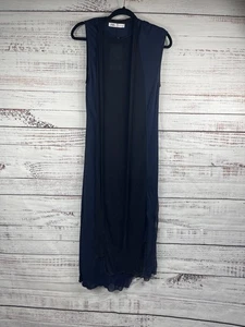 Zara Dress Womens Small Sleeveless Sheer Overlay Maxi Long Pullover Elegant Form - Picture 1 of 10