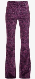 Pantalone donna nuovo senza etichette Morris & Co x PAIGE SVASATO ALTO stampa floreale elasticizzato tg 26 - Foto 1 di 7