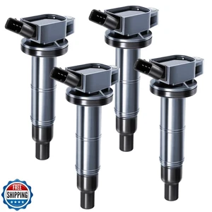 4PCS Ignition Coil Pack Compatible with Toyota 2.4L Camry Matrix RAV4 Solara - Picture 1 of 5