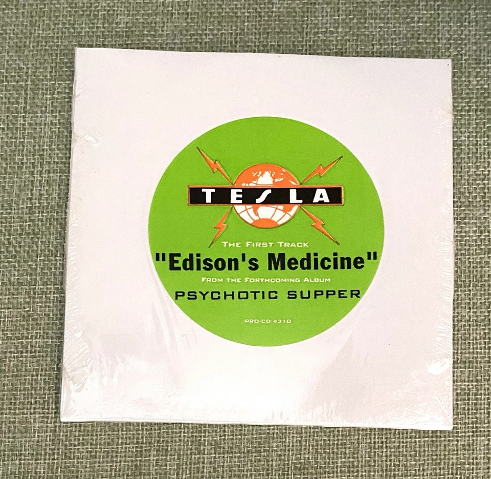 Tesla    **NEW / SEALED PROMO CD**     Edison's Medicine Foto 1 de 1