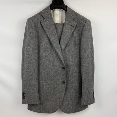 Traje Blazer SUITSUPPLY Para Hombre Lana Cachemira Espiga Separado Talla 42R Foto 1 de 4