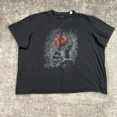 Camisa Daredevil Para Hombres 6XL Negra Manga Corta Cuello Redondo Gráfico Camiseta Universo Marvel Foto 1 de 4
