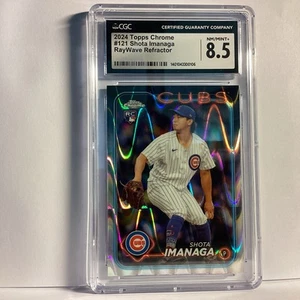 2024 Topps Chrome Shota Imanaga #121 Rookie Raywave Refractor N/M+ 8.5 Cubs - Picture 1 of 4