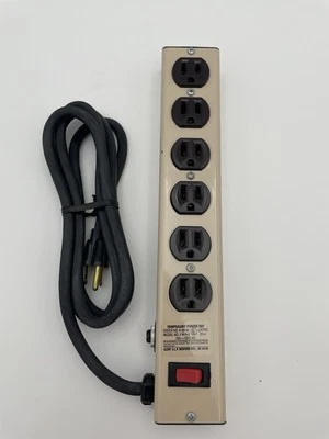 Alert SLP Temporary Power Tap 6-Outlet Heavy Duty Power Strip (6M15-6 125V 15A) - Image 1 of 4