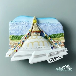 Nepal Tourist Tourismus Souvenir Geschenk 3D Harz Kühlschrank Kühlschrankmagnet Handwerk - Bild 1 von 3