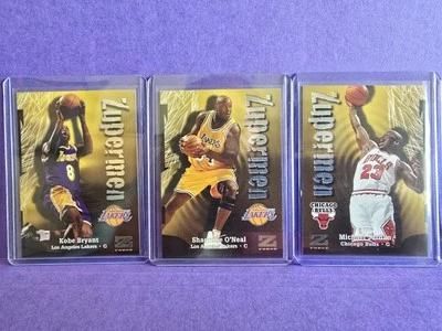 1998 Skybox Z Force Zuppermen Lot Kobe/Shaq/Jordan & More - Imagem 1 de 3