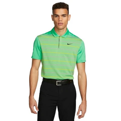 CAMISA POLO A RAYAS NIKE GOLF TIGER WOODS DR5318-363 VERDE PRIMAVERA/CACTUS S-TALL Foto 1 de 4