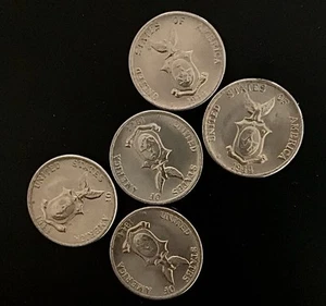 5 X UNC 1944-S Philippines 5 Centavos Bundle - Picture 1 of 4