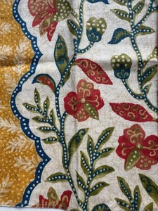 Lee Jofa Bosphorus Yellow USA  Designer Fabric Remnant 24"x24" - Picture 1 of 2
