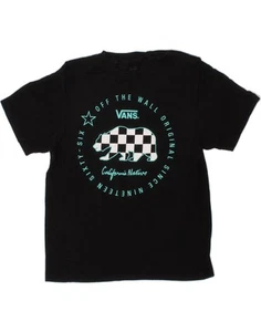 VANS Boys Graphic T-Shirt Top 11-12 Years Black Cotton BP06 - Picture 1 of 3