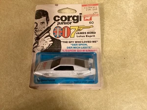 Vintage 1976 Corgi Junior 007 James Bond 60 Lotus Esprit - Picture 1 of 3