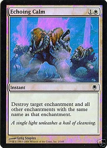 MTG - Darksteel - Echoing Calm - 2X - Foil - NM - Image 1 of 1