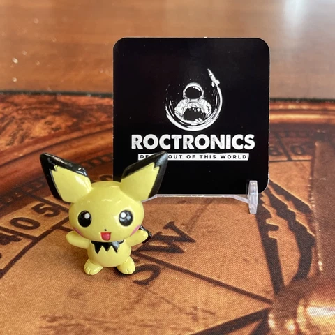 Pichu TOMY Pokemon Figure CGTSJ 1999 Nintendo 2" - Vintage Authentic Cover