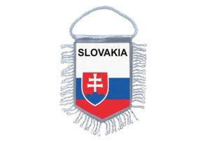 Mini banner flag pennant window mirror cars country banner slovakia - Bild 1 von 1
