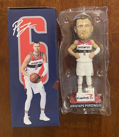 NBA Washington Wizards Kristaps Porzingis Bobblehead 2023 SGA Cover