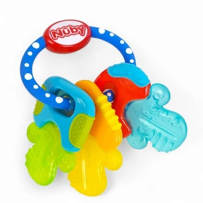 Nuby Icybite Teething Key Ring Multiple Textured surface NWOB - Image 1 of 3