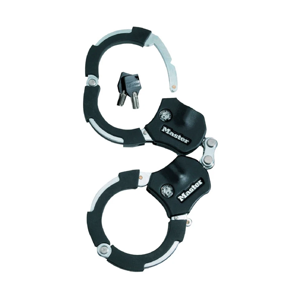 Master Lock Bicycle Cycle Bike Street Cuff Short Hardened Steel Silver - 7.6 MM - Image 1 of 4