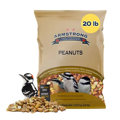 Armstrong Wild Bird Food Peanut Halves, 20lbs