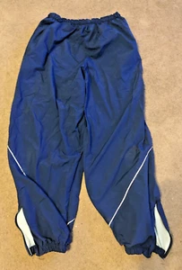 Pantalones militares PT USAF azules para hombre pequeños largos calentamientos usados Phy Trng #2188 - Imagen 1 de 5