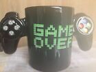Gamers Mug  Game Over Mug Lrge Double Handle Decorated Front And Handles New Box
