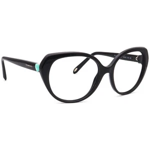 Tiffany & Co. Sunglasses Frame Only TF 4088 8001/3F Black Butterfly Italy 56 mm - Picture 1 of 6