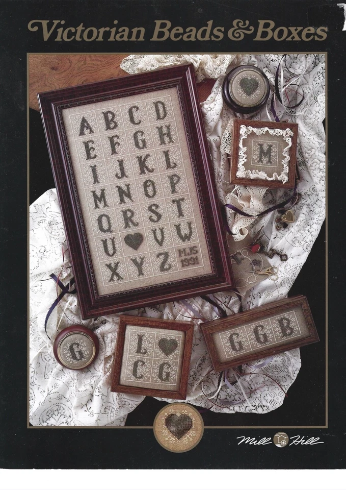 Victorian Beads and Boxes Mill Hill Cross Stitch Chart - Image 1 of 1