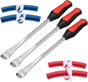 Tire Spoons Lever Iron Tool, 11.5" Professional Steel Tire Changing Kit Tool for - Picture 1 of 6