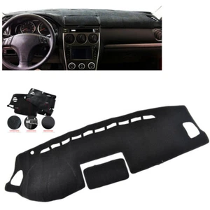 Para Mazda 6 Mazdaspeed6 2003-2008 conducción izquierda coche cubierta tablero negro EE. UU. - Imagen 1 de 6