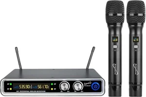 Supersonic UHF Dual Channel Wireless Microphone System (SC-920) - Picture 1 of 5