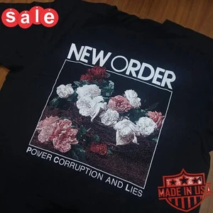 New Order Power Corruption & Lies Album Band Cotton Unisex S-5XL Shirt 1LU798 - Picture 1 of 2