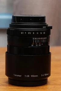 Pentax Takumar 105mm f/2.8 Telephoto lens M42 mount - Picture 1 of 7