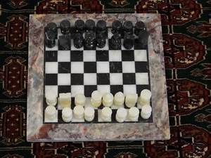 Handmade Marble Chess Set - Picture 1 of 17