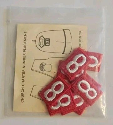 New Vintage 1992 Awana Clubs Church Charter Number 8 Boys Girls Uniform Vest 065 - Image 1 of 4