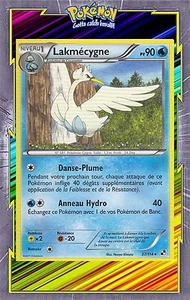 Lakmecygne - N&B: Black and White - 37/114 - French Pokemon Card - Picture 1 of 1