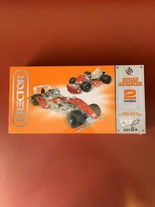 (Erector) DESIGN ADVANCE Set Formula 1 Car Makes 2 Models 128 Parts BRAND NEW - Picture 1 of 9