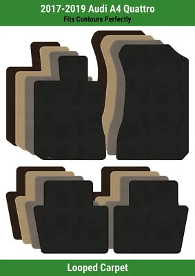 Lloyd Classic Loop Front & Rear Row Carpet Mats for 2017-2019 Audi A4 Quattro  - Image 1 of 4
