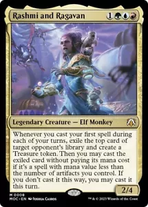 RASHMI AND RAGAVAN mtg quasi nuovo-m Commander March of The Machine Mythic - Foto 1 di 1