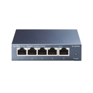 Commutateur réseau TP-Link TL-SG105 non géré L2 Gigabit Ethernet (10/100/1000) Sch - Photo 1/3
