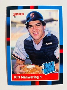 1987 LEAF #39 KIRT MANWARING ROOKIE NM BASEBALL CARD - Picture 1 of 1