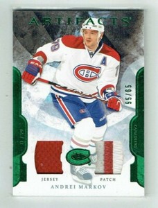 11-12 UD Upper Deck Artifacts  Andrei Markov  /65  Patch--Jersey