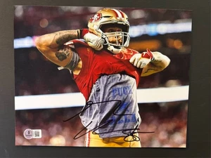 George Kittle Rare! autographed signed 49ers F Dallas 8x10 photo Beckett BAS coa - Picture 1 of 1