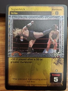 WWE WWF Raw Deal CCG - Superkick - Foil - SS1 - Picture 1 of 1