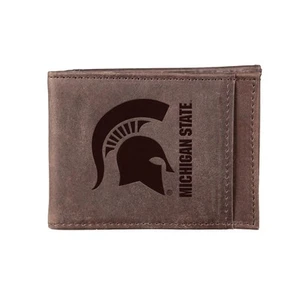 NCAA Michigan State University Front Pocket Slim Wallet for Men | Minimalist ... - Picture 1 of 8