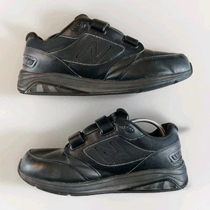 New Balance 928 V3 Men’s 11 4E Walking Shoes Hook & Loop MW928HB3 Black Leather - Picture 1 of 7