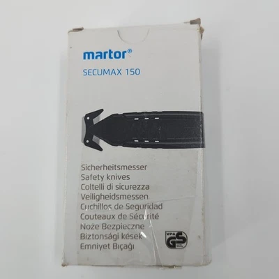 Martor SECUMAX 150 Safety Knife Film Cutter 10pcs Concealed Blade 150001.12 - Image 1 of 4
