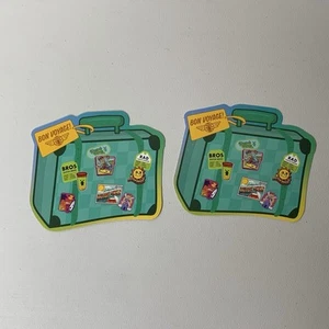Dutch Bros Brother Bon Voyage May 7 2025 Stickers Lot Of 2 Suitcases - Picture 1 of 2