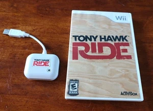 Tony Hawk Ride Paquete Con Dongle Y Juego Nintendo Wii 2009 Manual - Imagen 1 de 7
