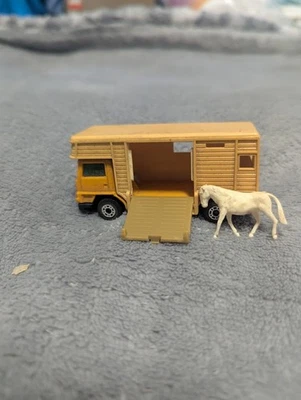 MATCHBOX Superrápido #40 Bedford Horse Box 1977 Vintage Lesney Coche de Juguete Coleccionable Foto 1 de 4